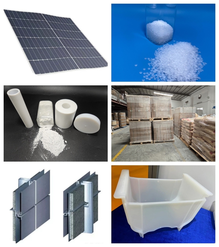 팽창 강도 50-60 MPa PVDF 펠릿, 엑스트루션 폼핑용 부드러운 PVDF 곡물